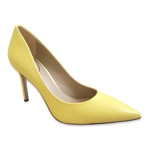 NEW Sam Edelman | Pointed Toe Pump | Stiletto Heels | Leather | Yellow |…